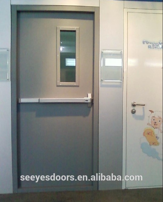 Supply 90 Minutes Steel Fire Rated Metal Door Wholesale Factory - Door ...