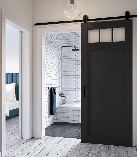 Interior Wood Sliding Tracking Barn Door Manufacturer Nepals, Interior Wood Sliding Tracking Barn Door Factory, Supply Interior Wood Sliding Tracking Barn Door