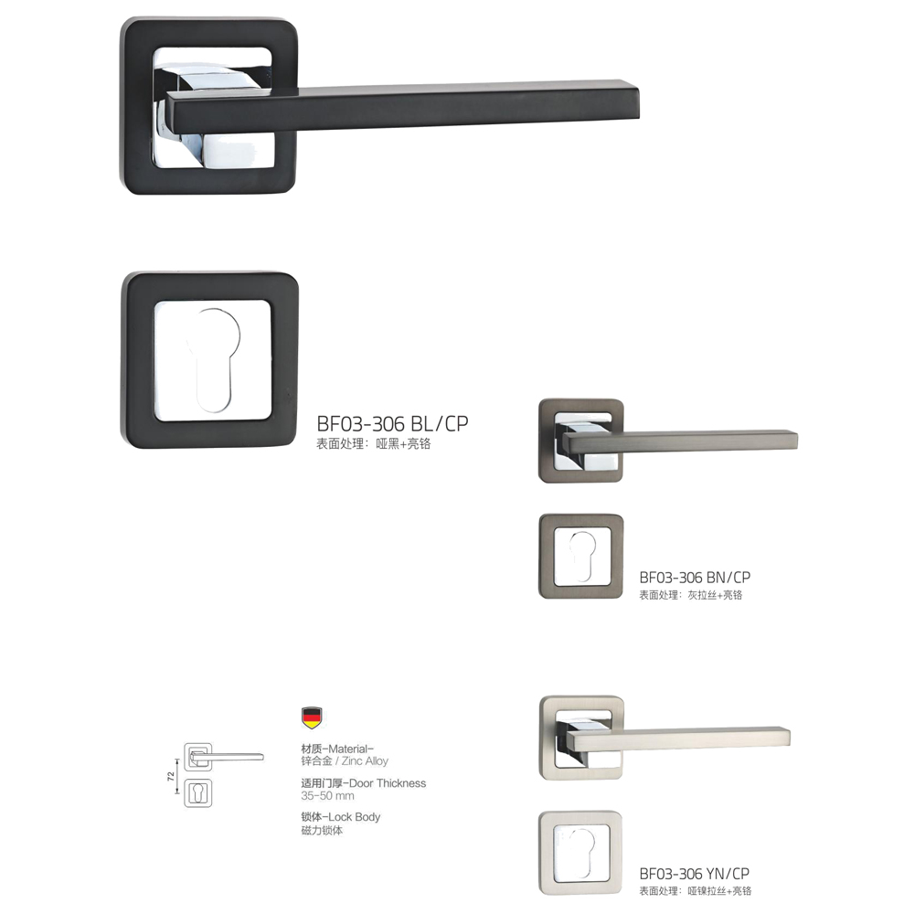 Zinc Alloy Security Silent Door Handle Lock Manufacturers, Zinc Alloy Security Silent Door Handle Lock Factory, Supply Zinc Alloy Security Silent Door Handle Lock