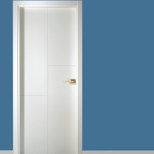 White Solid Wood Core Interior Oak Wood Room Door