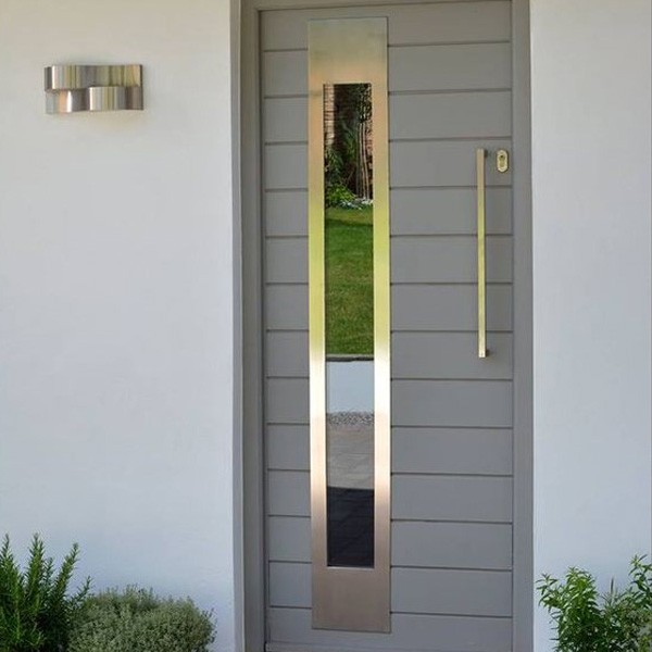 Best Designs Stainless Steel Front Door Nepal  with Open Sidelight