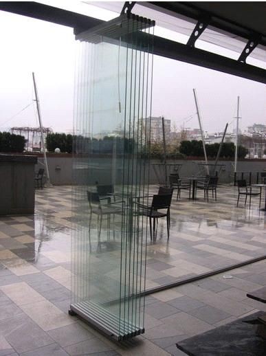 Frameless 10mm Tempered Glass Folding Doors Manufacturers, Frameless 10mm Tempered Glass Folding Doors Factory, Supply Frameless 10mm Tempered Glass Folding Doors