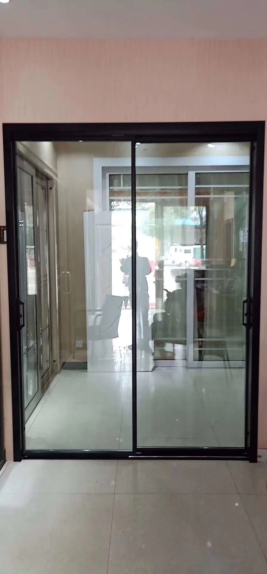 metal sliding door