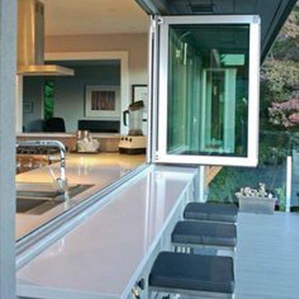 Strong Aluminum Low-E Clear Glass Windows