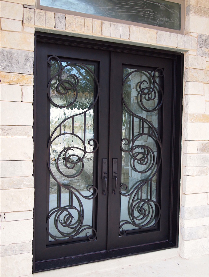 High quality Wrought Iron Security Main Gate Entrance Doors Manufacturers, High quality Wrought Iron Security Main Gate Entrance Doors Factory, Supply High quality Wrought Iron Security Main Gate Entrance Doors
