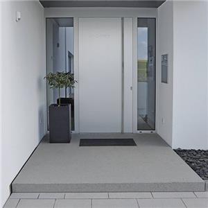 Popular Modern Design Security entrance door with glass