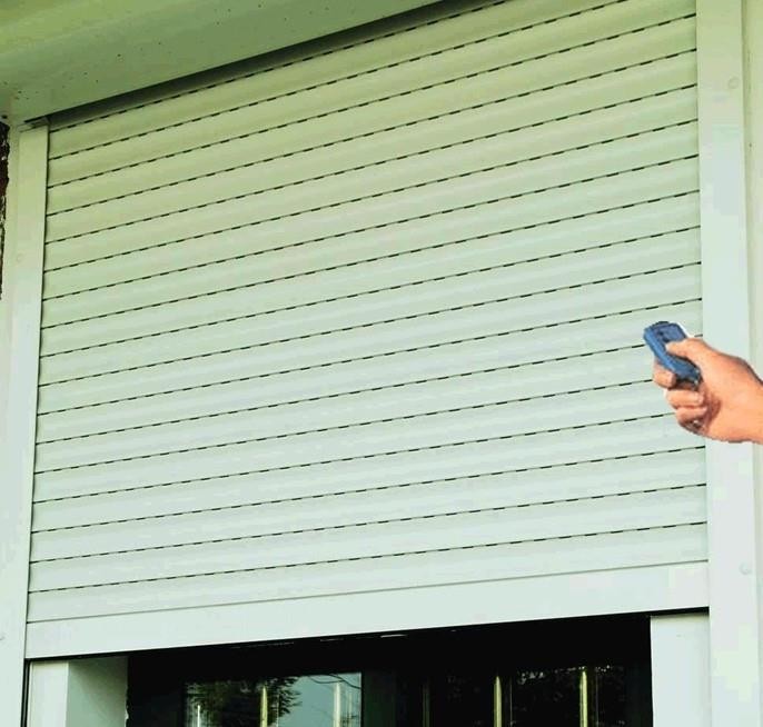 Aluminum Garage Door Rolling Up Shutter with Remote Control Manufacturers, Aluminum Garage Door Rolling Up Shutter with Remote Control Factory, Supply Aluminum Garage Door Rolling Up Shutter with Remote Control