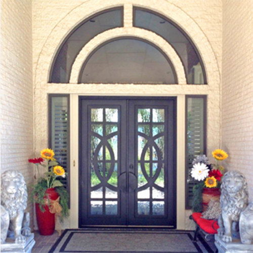 Iron Security Main Gate Entrance Doors Portes