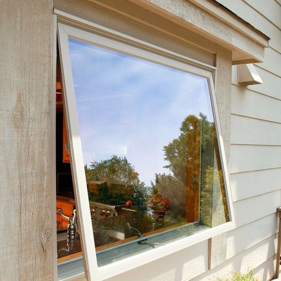 Heat Insulation Double Glass Aluminum frame Casement Windows