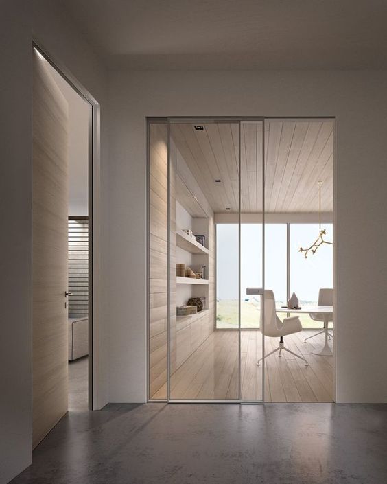 metal sliding door
