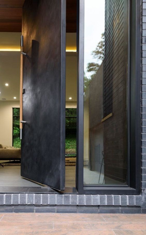 Modern large metal frame aluminum entry Pivot Door Nepal exterior Manufacturers, Modern large metal frame aluminum entry Pivot Door Nepal exterior Factory, Supply Modern large metal frame aluminum entry Pivot Door Nepal exterior