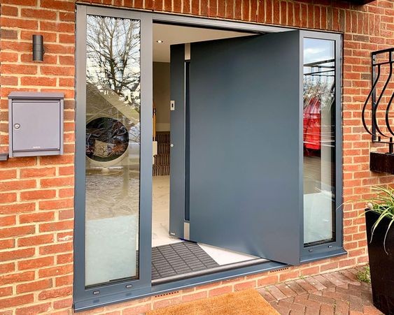 Huge designs aluminum metal security Pivot Door Nepal with glass sidelights Manufacturers, Huge designs aluminum metal security Pivot Door Nepal with glass sidelights Factory, Supply Huge designs aluminum metal security Pivot Door Nepal with glass sidelights