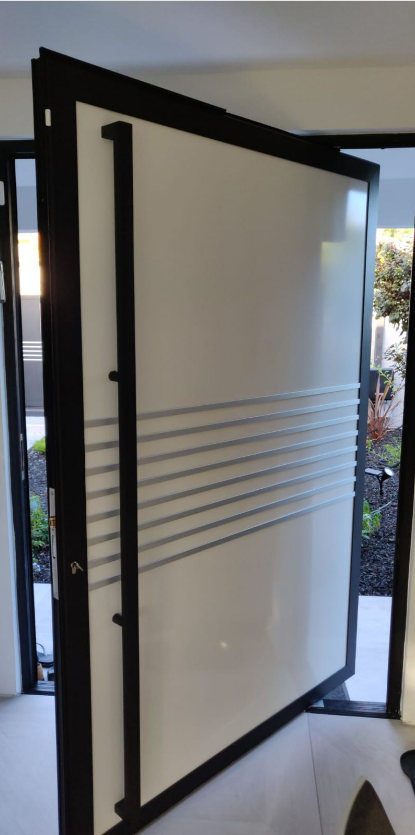 Modern Wood Entry Pivot Door Nepal With Frosted Tempered Glass Manufacturers, Modern Wood Entry Pivot Door Nepal With Frosted Tempered Glass Factory, Supply Modern Wood Entry Pivot Door Nepal With Frosted Tempered Glass