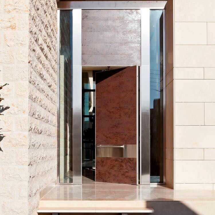 Modern Wood Entry Pivot Door Nepal With Frosted Tempered Glass Manufacturers, Modern Wood Entry Pivot Door Nepal With Frosted Tempered Glass Factory, Supply Modern Wood Entry Pivot Door Nepal With Frosted Tempered Glass
