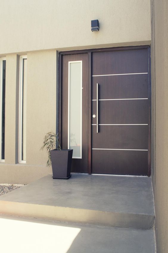 aluminum panel door
