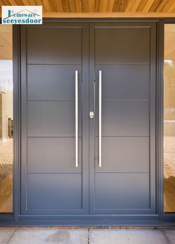 Modern Aluminum Glass Front Double Door With Steel Frame Manufacturers, Modern Aluminum Glass Front Double Door With Steel Frame Factory, Supply Modern Aluminum Glass Front Double Door With Steel Frame