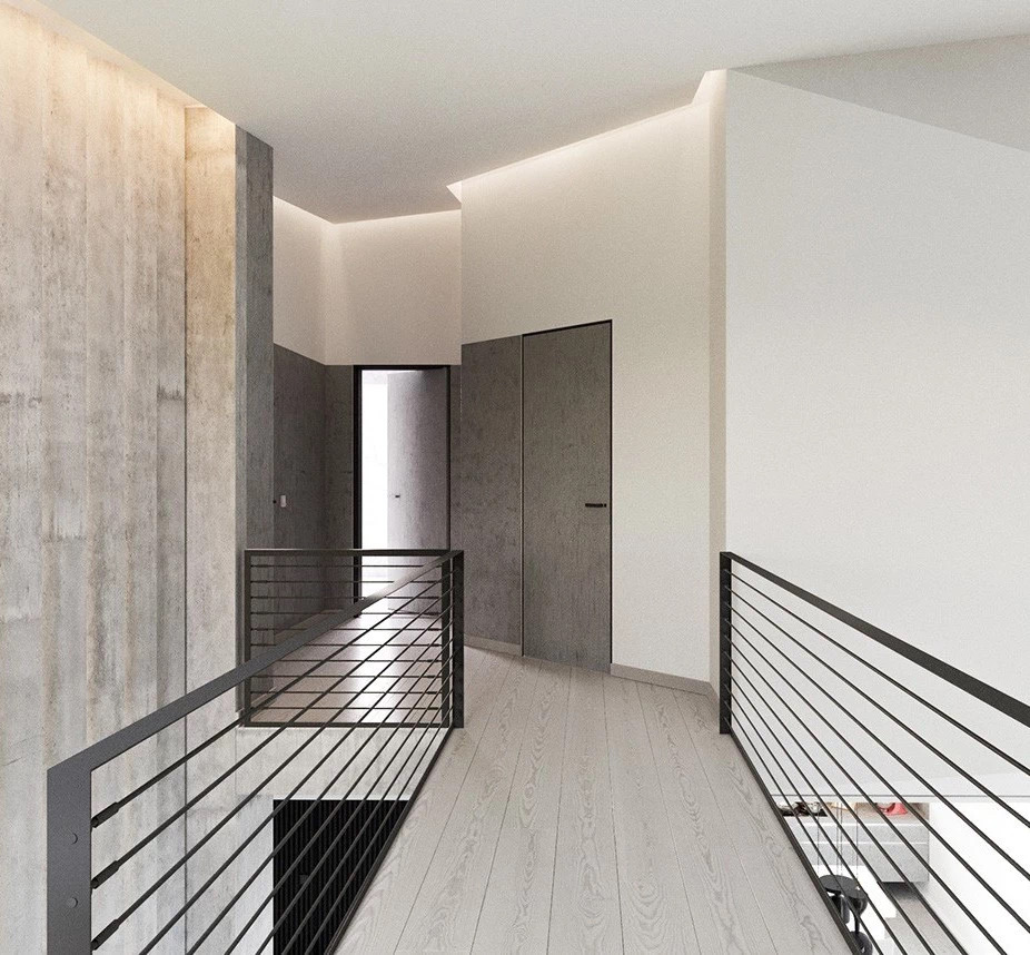 grey interior door