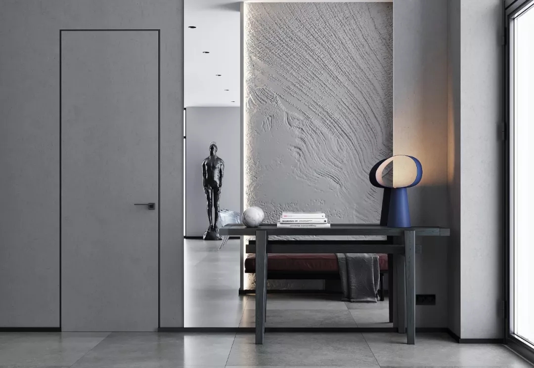 internal white door