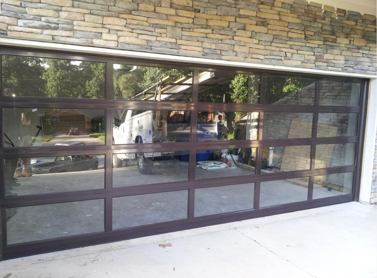 mirror garage door